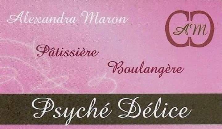 Visuel de présentation Psyché Délice avec le nom d’Alexandra Maron