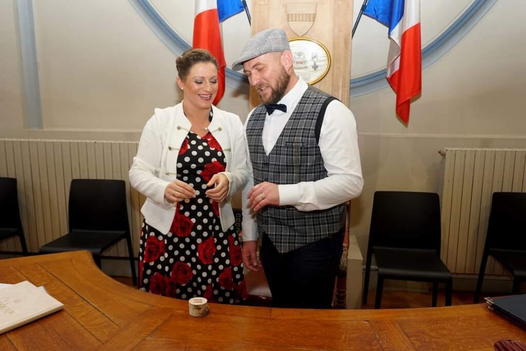 Couple pendant une cérémonie civile — galerie My photo