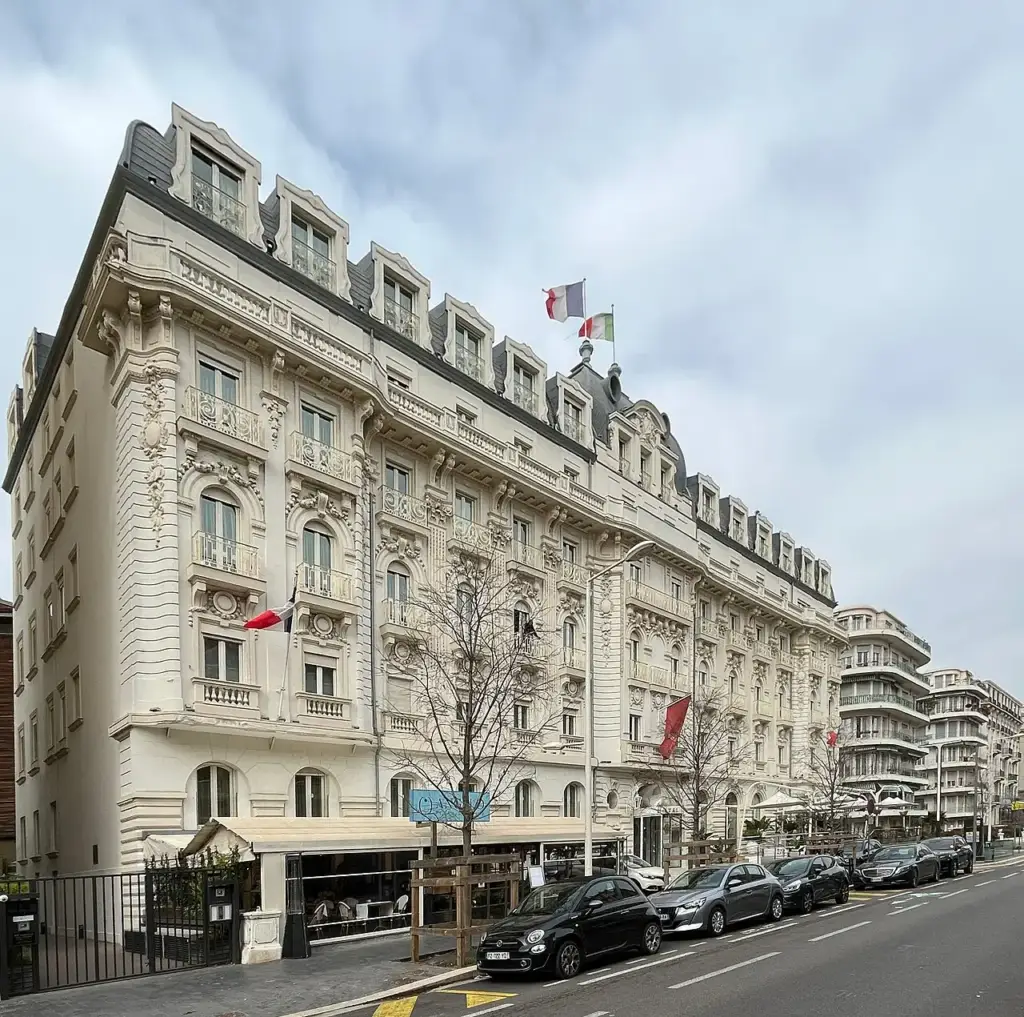 Boscolo Nice, vue du bâtiment Belle Époque depuis le boulevard