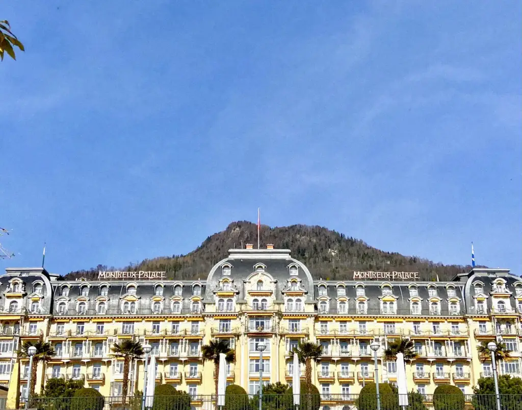 Façade du Fairmont Le Montreux Palace à Montreux