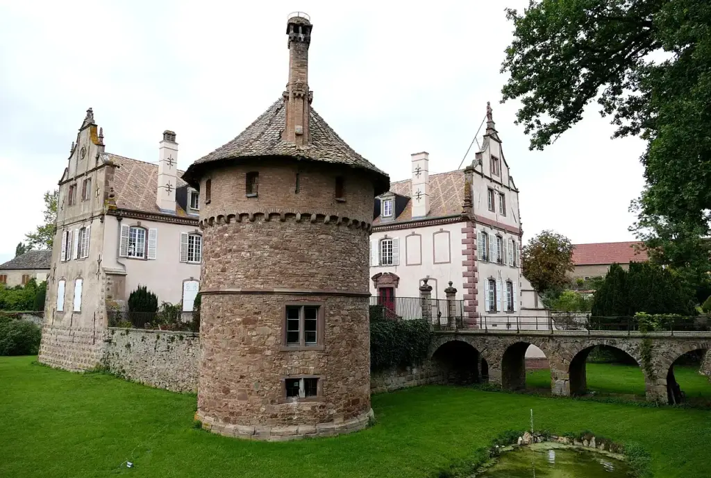 Tour ronde et pont du Château d’Osthoffen, 2015-09-20