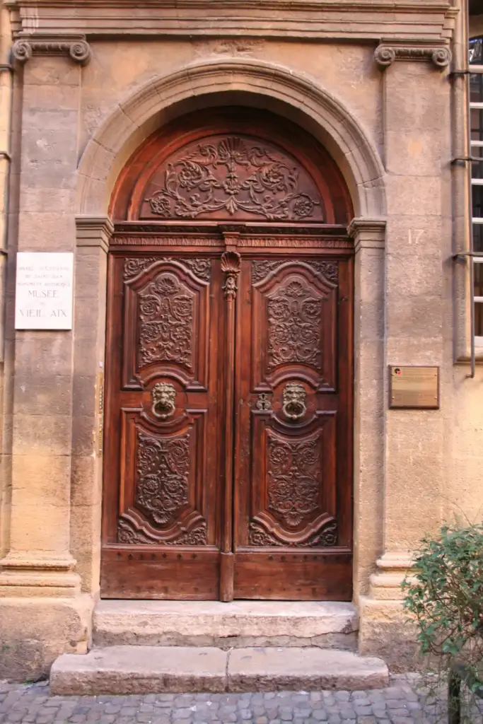 Entrance to Musée du Vieil-Aix at Hôtel d’Estienne de Saint-Jean.