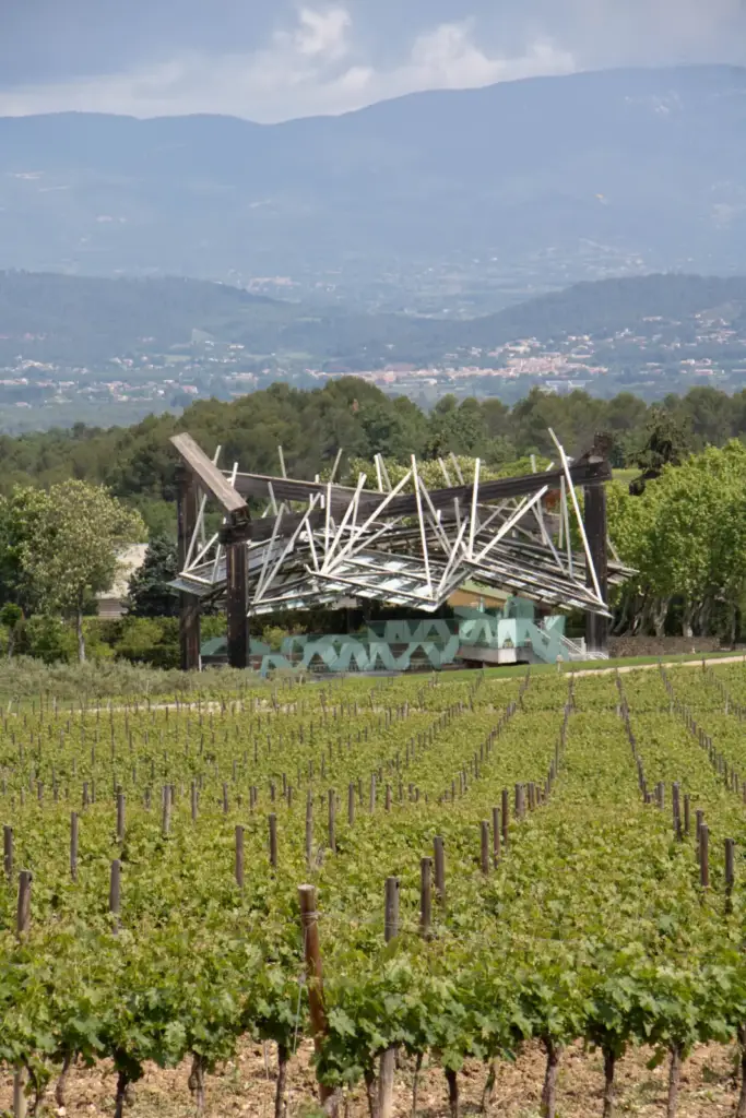Photographie réelle : Château La Coste – Domaine d'art