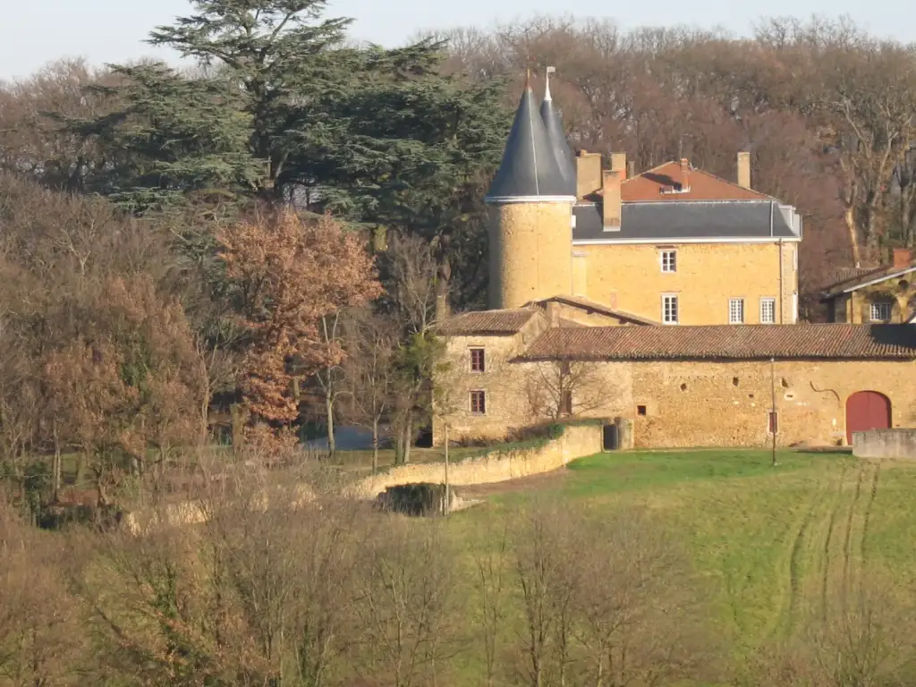 Le Château de Janzé à Marcilly-d'Azergues — PHILDIC, domaine public