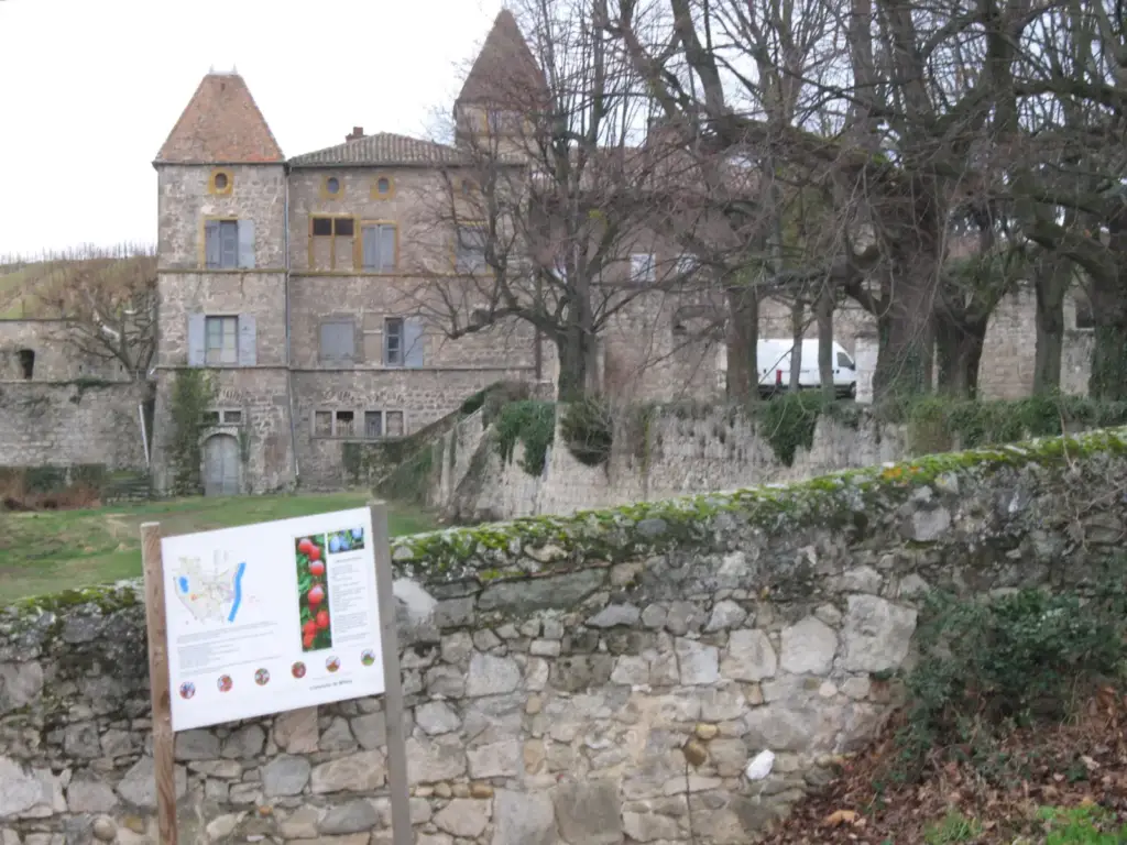 Façade extérieure et tours du Château La Gallée à Millery