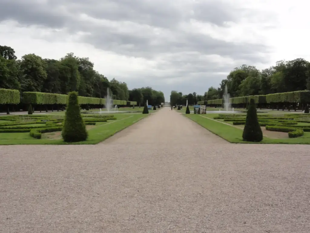 Château de Lunéville — parc (photographie authentique)
