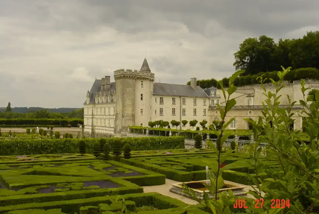 Vue de Château de Villandry, lieu de réception de mariage à Villandry