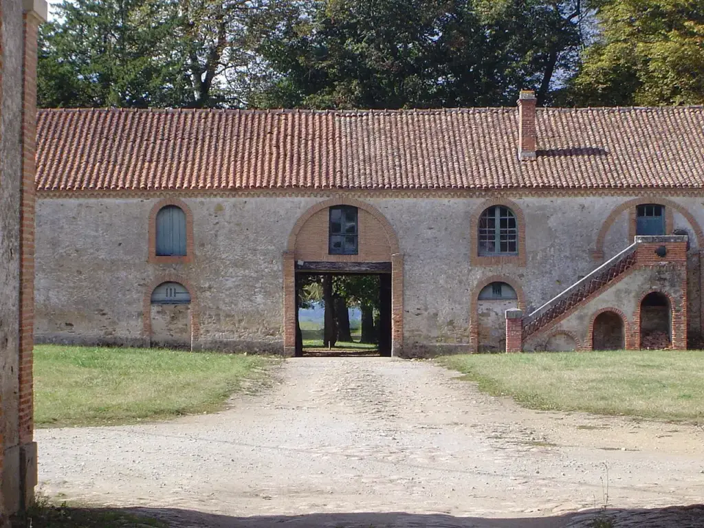 South outbuildings of Château de la Noë Bel-Air in Vallet
