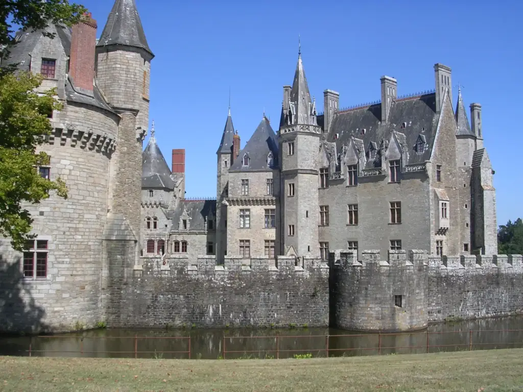 Historic façade of Domaine de la Bretesche in Missillac