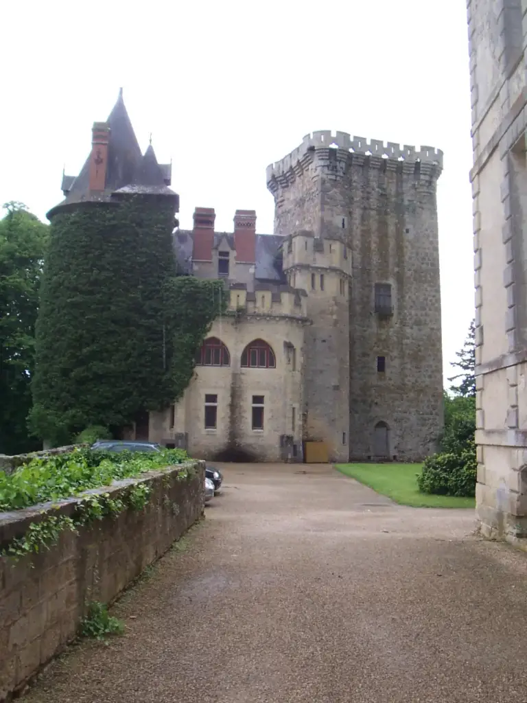 Vieux château et donjon de Saint-Loup en 2008