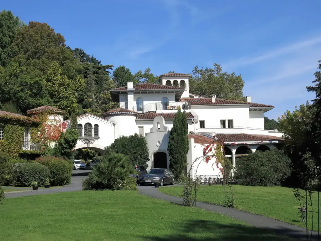 Façade du Château de Brindos à Anglet, photographiée en 2017