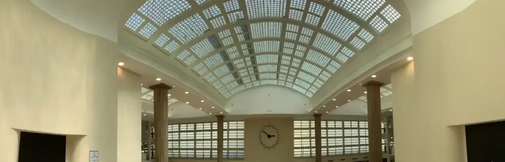 Entrance to the former terminal housing the Musée de l’Air et de l’Espace at Le Bourget