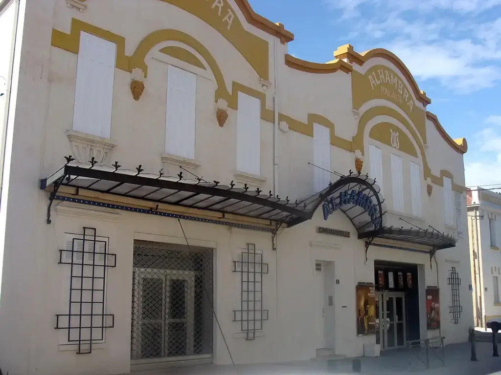 Exterior of Cinéma L’Alhambra in Marseille.