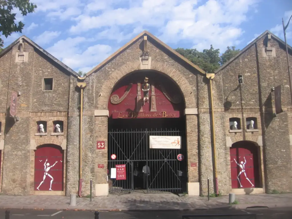 Entrance to Les Pavillons de Bercy – Musée des Arts Forains in Paris