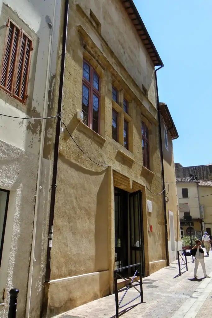 Exterior of the Maison de Nostradamus museum in Salon-de-Provence.