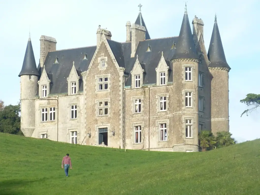 Façade of Château de Kerambleiz in Plomelin, photographed on 18 November 2012 by Moreau.henri.