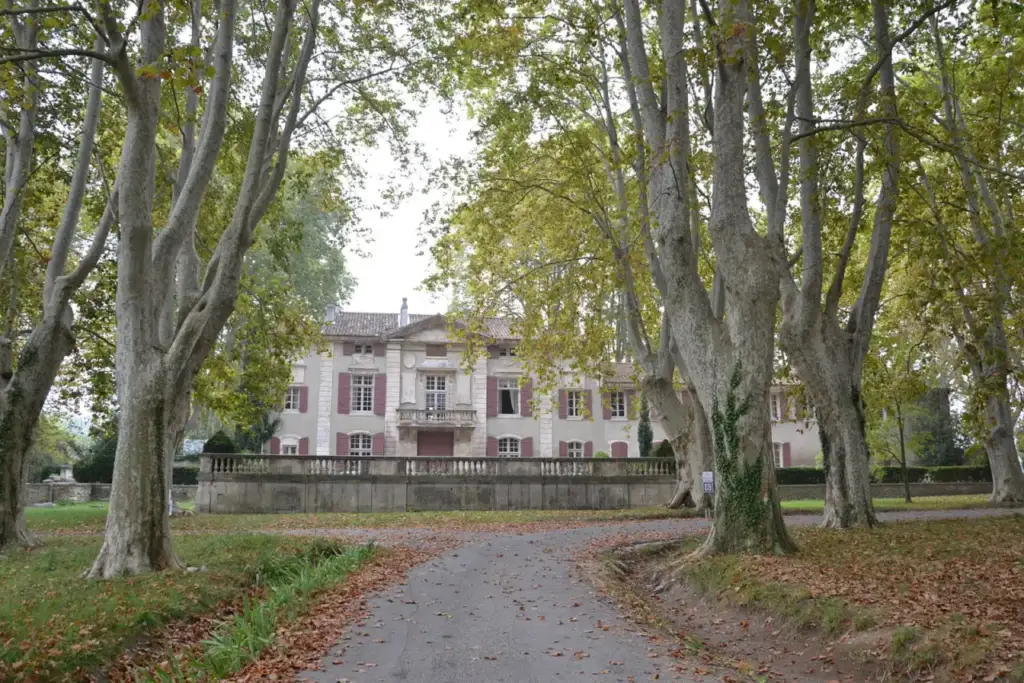 Façade of Château de Roussan in Saint-Rémy-de-Provence