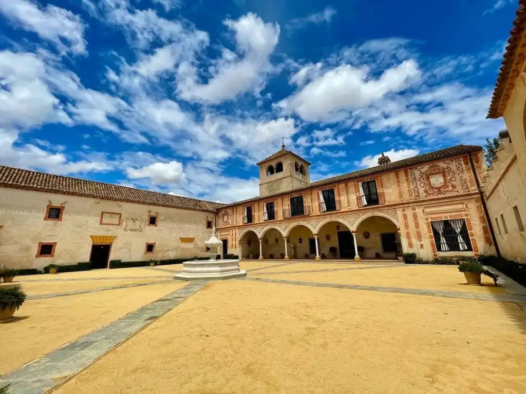Main courtyard at Hacienda La Soledad near Seville