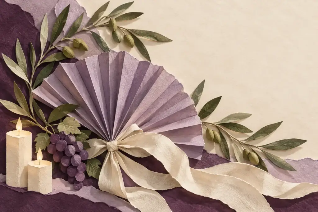 Symbolic Provence reception composition. Non-contractual illustrative visual — does not depict this provider, its team or its actual services.
