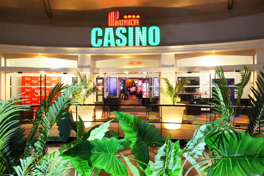 Entrance to Casino de Calais, an event venue on rue Royale
