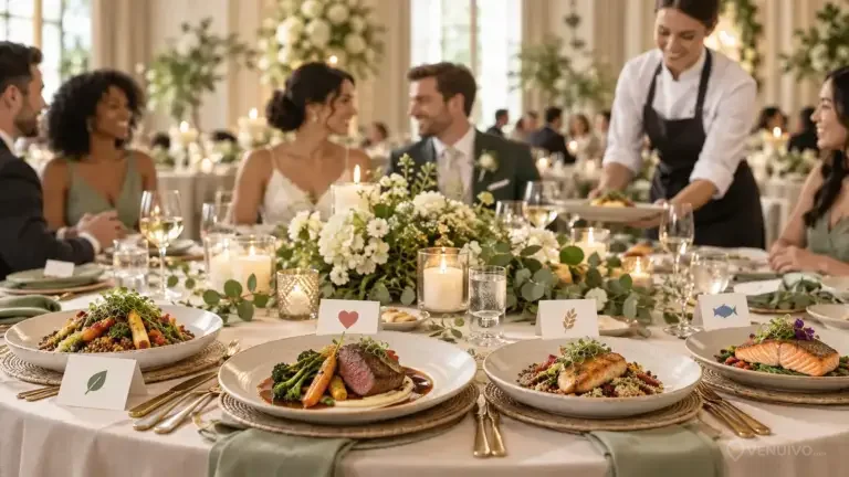 Repas de mariage : gérer allergies, végétariens et menus spéciaux