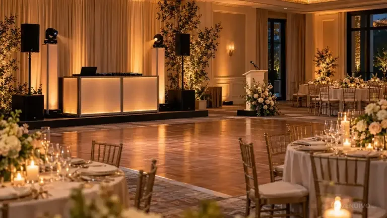 Sonorisation de mariage : musique, discours et piste de danse